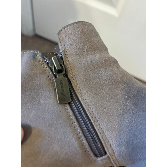 Blondo Liam waterproof ankle booties suede sz 7.5 - Picture 10 of 12